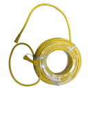 30Metre Male to Female Moulded 4mm² Leads, Yellow For Sparkelec 24v Battens - SP24V-MF-30M